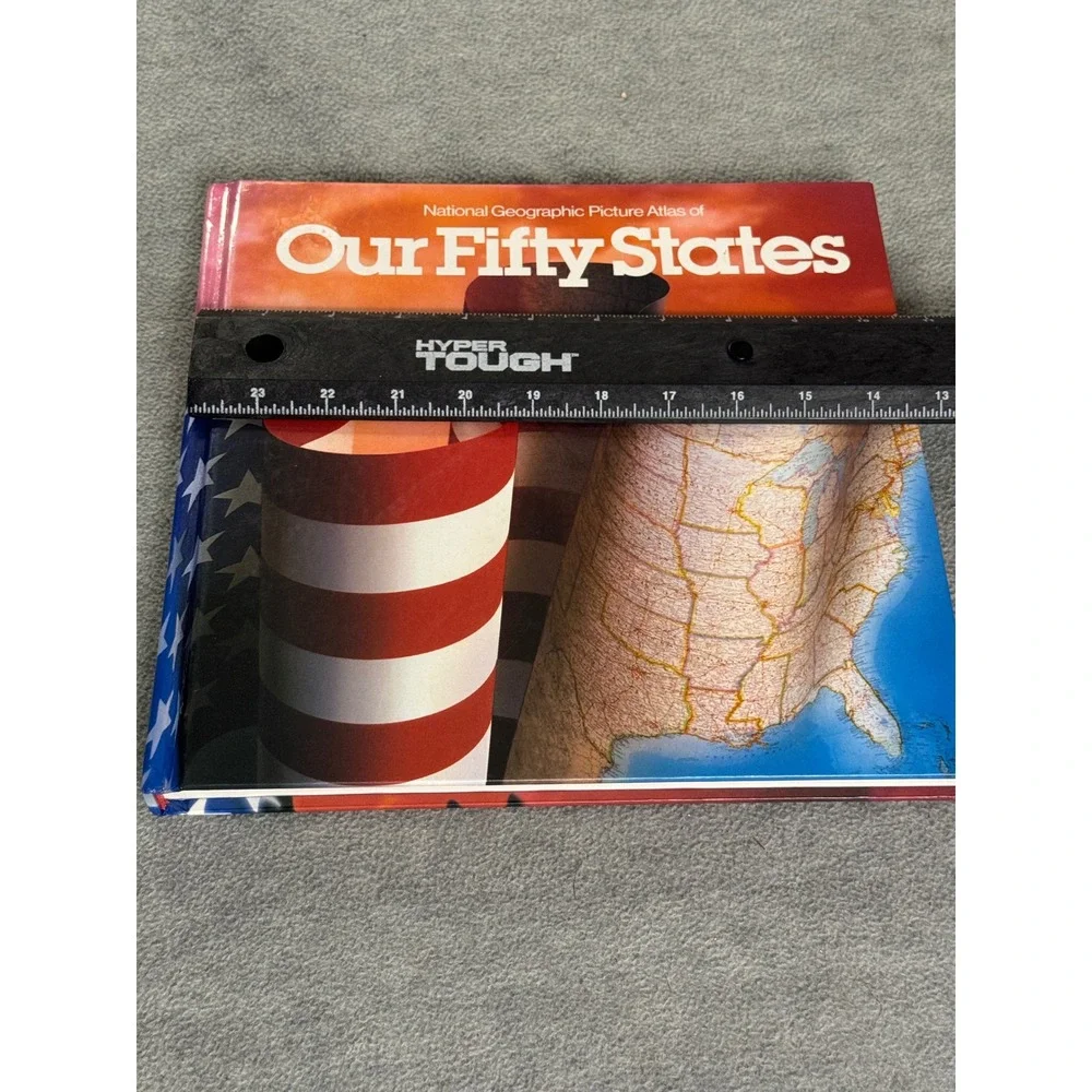 National Geographic Picture Atlas of Our Fifty States Hardcover Map Book